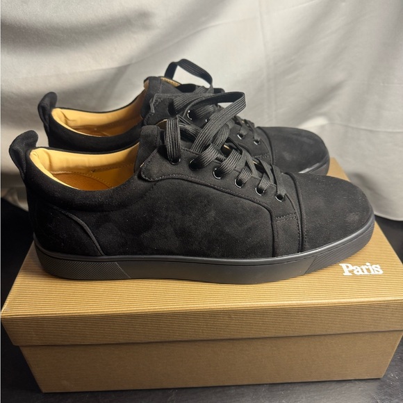 Other - Black Suede Men's Sneakers Christian Louisboutin
